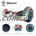 Hoverboard Two-Wheel Self Balancing Electric Scooter 6.5" UL 2272 Certified, Print Coating with LED Light (Super Heror)   